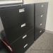 Black Staples 4 Drawer Lateral File Cabinet